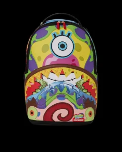 BACKPACKS>SPRAYGROUND SPONGEBOB CUT u0026 SEW BACKPACK (DLXV)