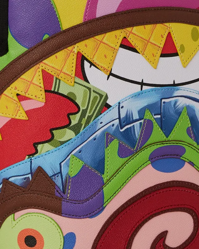 BACKPACKS>SPRAYGROUND SPONGEBOB CUT u0026 SEW BACKPACK (DLXV)