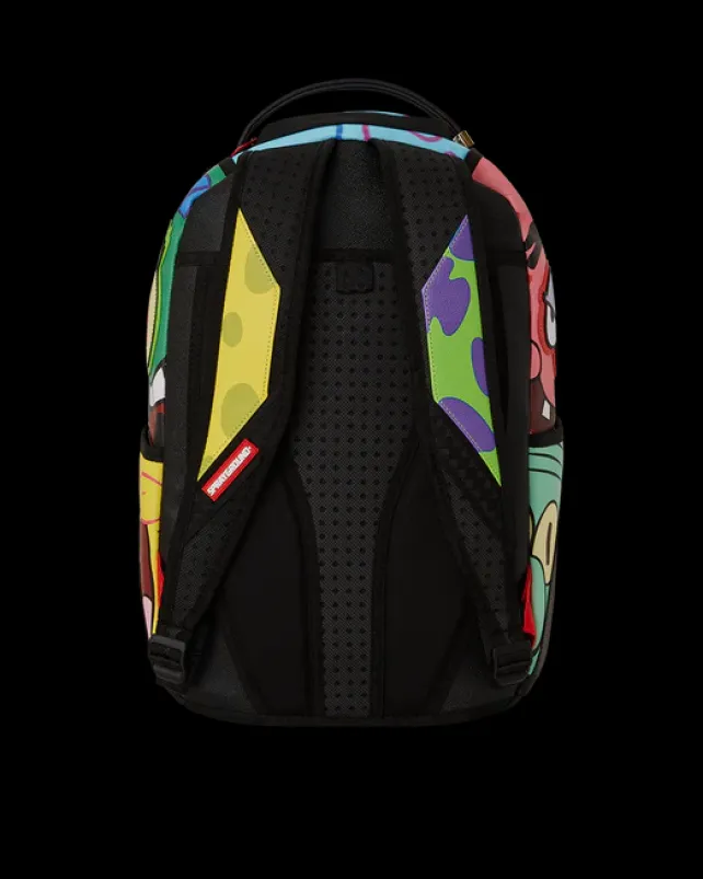 BACKPACKS>SPRAYGROUND SPONGEBOB CUT u0026 SEW BACKPACK (DLXV)
