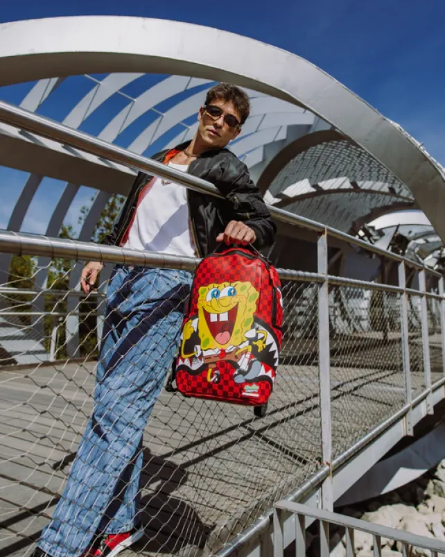 BACKPACKS>SPRAYGROUND SPONGEBOB HELLO WORLD BACKPACK (DLXV)