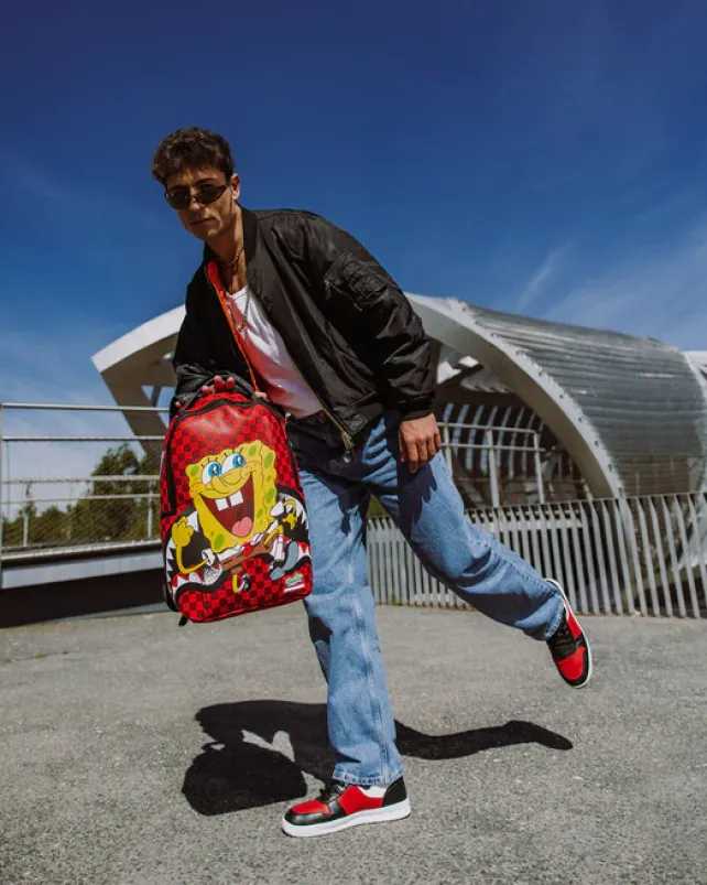 BACKPACKS>SPRAYGROUND SPONGEBOB HELLO WORLD BACKPACK (DLXV)
