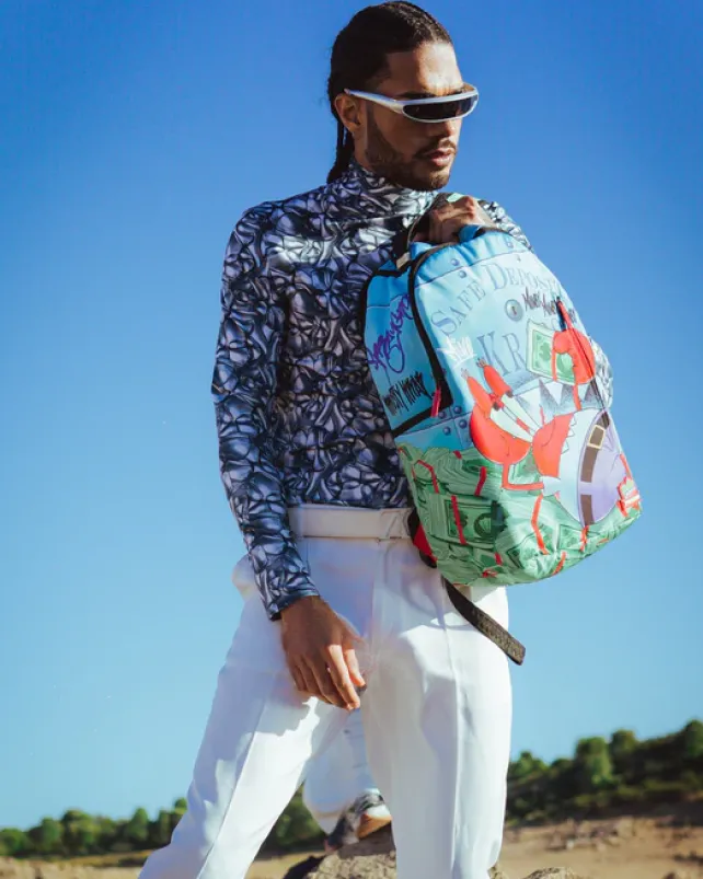 BACKPACKS>SPRAYGROUND SPONGEBOB MR KRABS HIGH ROLLER (DLXR)