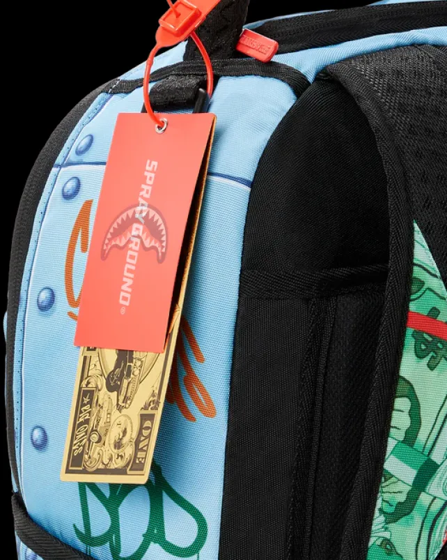 BACKPACKS>SPRAYGROUND SPONGEBOB MR KRABS HIGH ROLLER (DLXR)