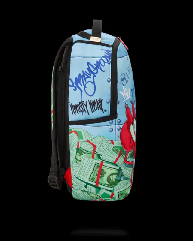 BACKPACKS>SPRAYGROUND SPONGEBOB MR KRABS HIGH ROLLER (DLXR)