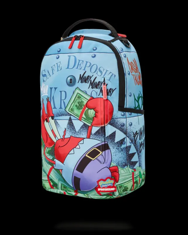 BACKPACKS>SPRAYGROUND SPONGEBOB MR KRABS HIGH ROLLER (DLXR)