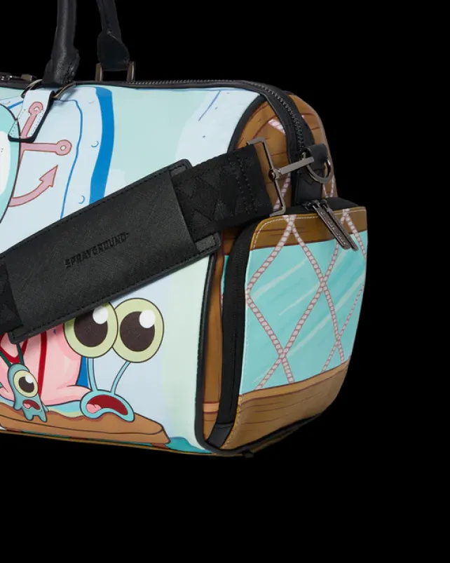 DUFFLES>SPRAYGROUND SPONGEBOB SHARK CREW EMPEROR DUFFLE