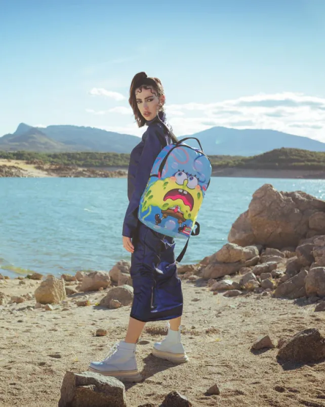 BACKPACKS>SPRAYGROUND SPONGEBOB SHARK SHAPE SPONGE (DLXR)