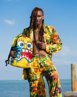 BACKPACKS>SPRAYGROUND SPONGEBOB SHARKBITE BACKPACK (DLXV)