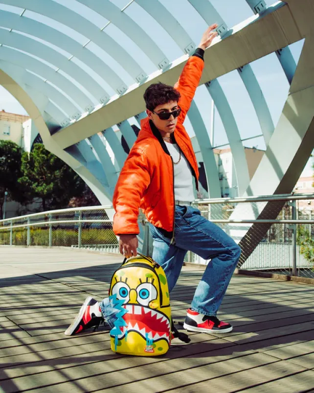 BACKPACKS>SPRAYGROUND SPONGEBOB SHARKBITE BACKPACK (DLXV)