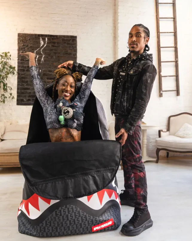 BACKPACKS>SPRAYGROUND SPRAYGATTI REVV BIGGEST BACKPACK IN THE WORLD