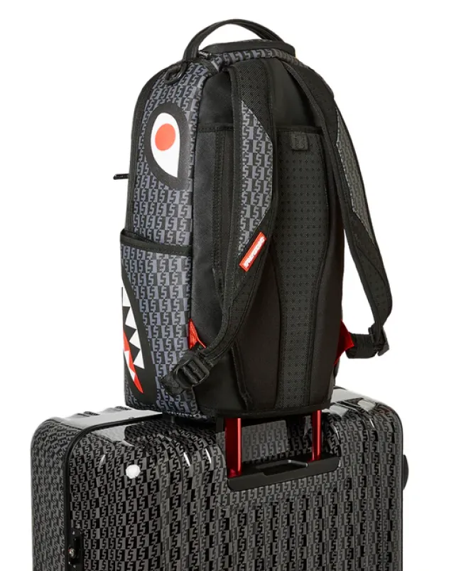 FULL-SIZE LUGGAGE>SPRAYGROUND SPRAYGATTI REVV SHARKNAUTICS HARDSHELL FULL-SIZE LUGGAGE