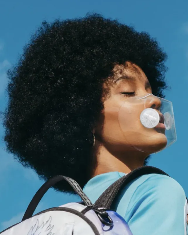 FACE MASKS>SPRAYGROUND CLEAR MASK (ADULT)