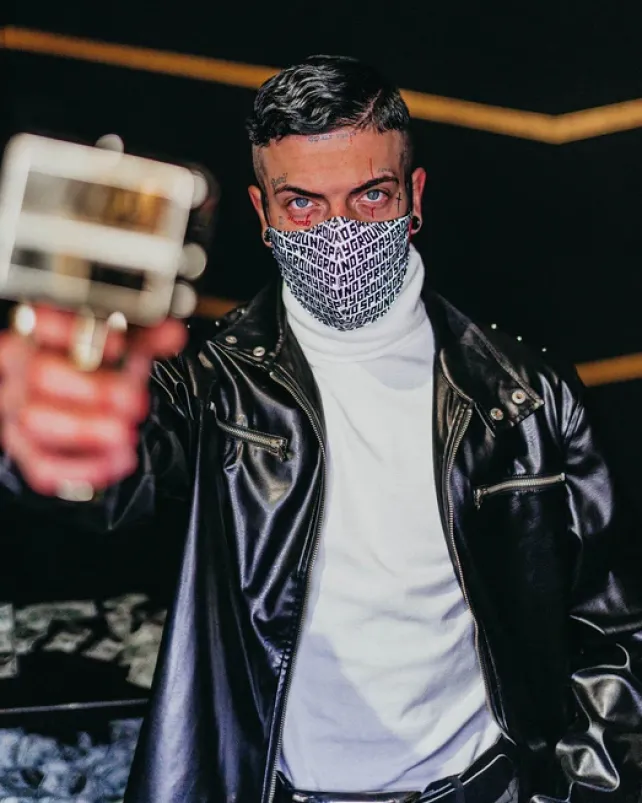 FACE MASKS>SPRAYGROUND INFINITI 3M REFLECTIVE FACE MASK
