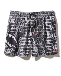 SWIMWEAR>SPRAYGROUND INFINITI SHOTO SWIM TRUNKS