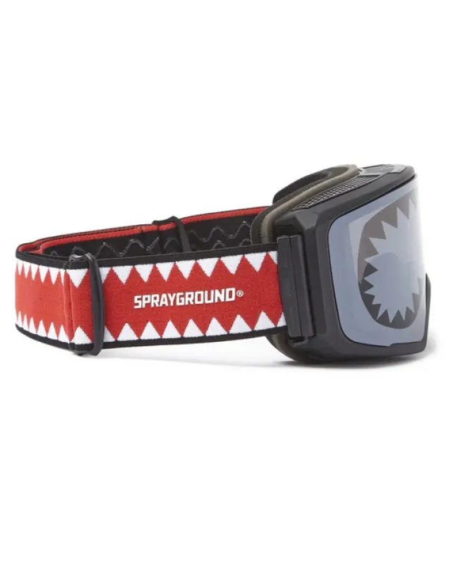 SKI GOGGLES>SPRAYGROUND SHARK GOGGLES WITH 3 INTERCHANGEABLE LENS