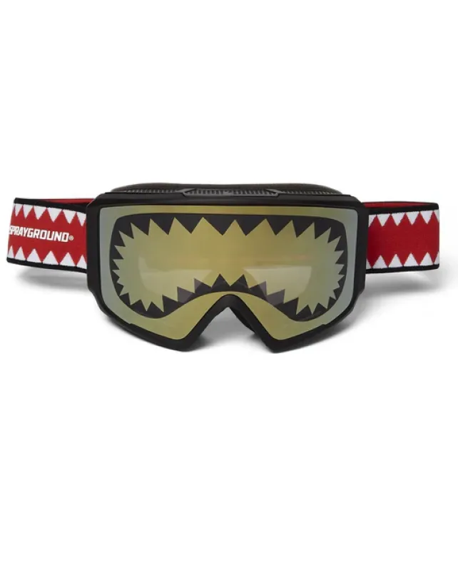 SKI GOGGLES>SPRAYGROUND SHARK GOGGLES WITH 3 INTERCHANGEABLE LENS