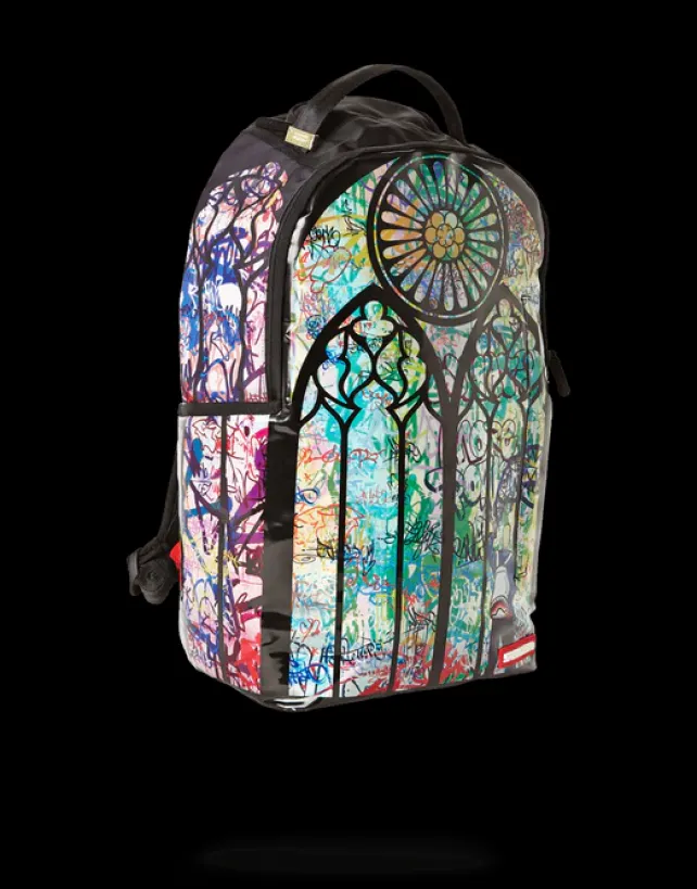 BACKPACKS>SPRAYGROUND SPRAYS THE LORD (HOLOGRAPHIC FABRIC)