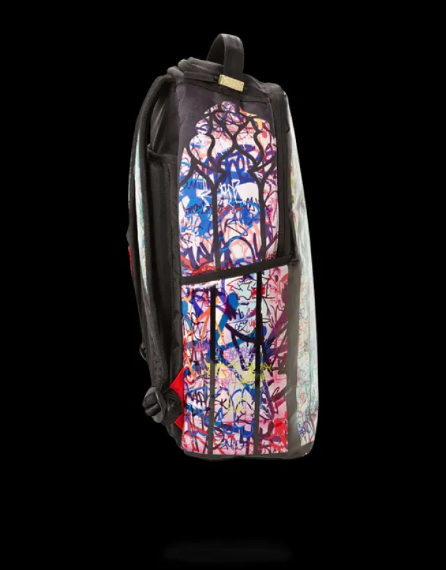 BACKPACKS>SPRAYGROUND SPRAYS THE LORD (HOLOGRAPHIC FABRIC)