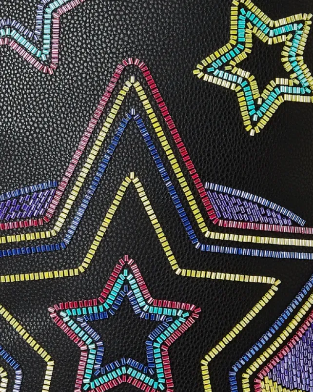BACKPACKS>SPRAYGROUND STAR RACER A.I.7 SANDFLOWER COLLAB BEADED BACKPACK