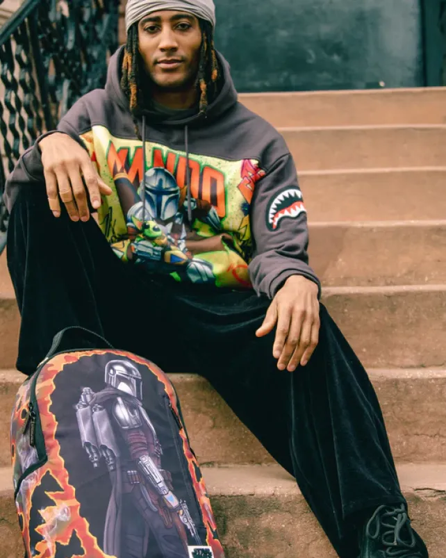 BACKPACKS>SPRAYGROUND STAR WARS MANDALORIAN BLOWOUT SHARK BACKPACK