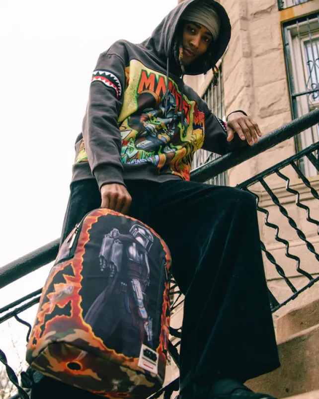 BACKPACKS>SPRAYGROUND STAR WARS MANDALORIAN BLOWOUT SHARK BACKPACK