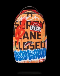 BACKPACKS>SPRAYGROUND STAY OUT OF MY LANE (DLXR)