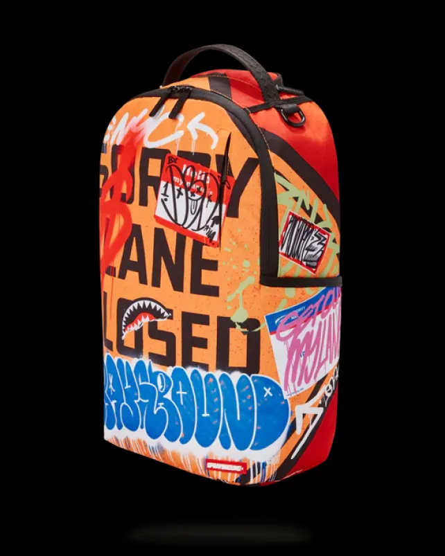 BACKPACKS>SPRAYGROUND STAY OUT OF MY LANE (DLXR)