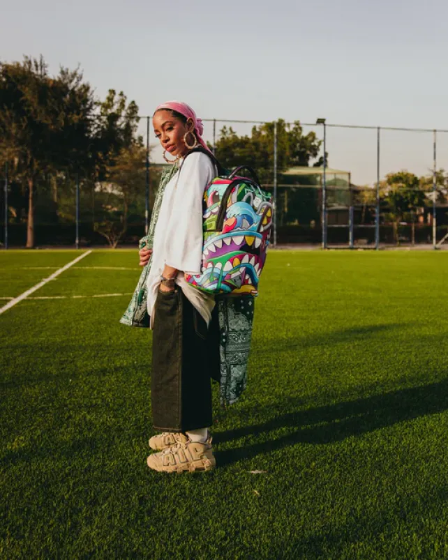 BACKPACKS>SPRAYGROUND STEADY TRIPPIN BACKPACK (DLXV)