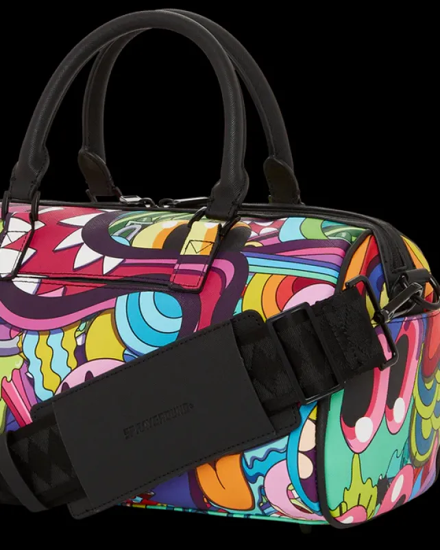 DUFFLES>SPRAYGROUND STEADY TRIPPIN MINI DUFFLE