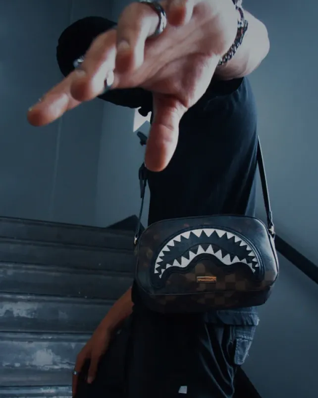 SLINGS|CROSSBODYS>SPRAYGROUND STEALTH MODE BRICKSIDE BAG