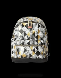 BACKPACKS>SPRAYGROUND 6-STRAP FRACTAL MONEY EMPEROR