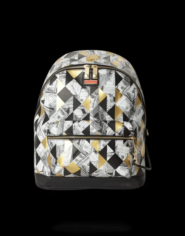 BACKPACKS>SPRAYGROUND 6-STRAP FRACTAL MONEY EMPEROR