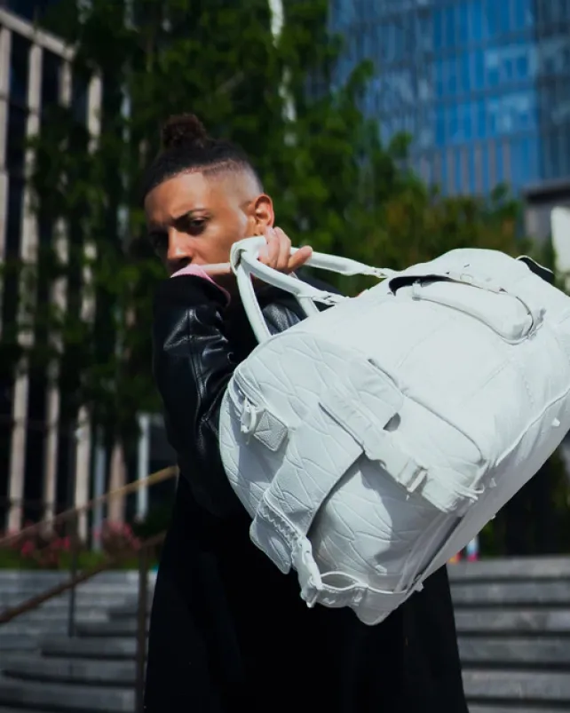 DUFFLES>SPRAYGROUND STRATOSPHERE CARGO DUFFLE