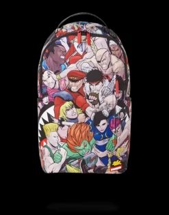 BACKPACKS>SPRAYGROUND STREET FIGHTER MASHUP BACKPACK