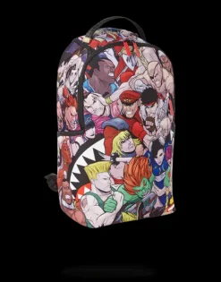 BACKPACKS>SPRAYGROUND STREET FIGHTER MASHUP BACKPACK