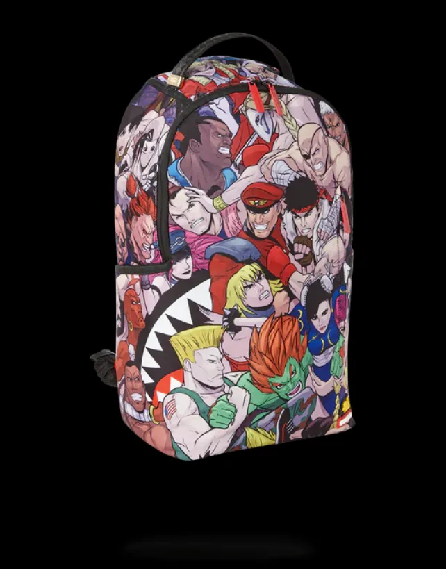 BACKPACKS>SPRAYGROUND STREET FIGHTER MASHUP BACKPACK