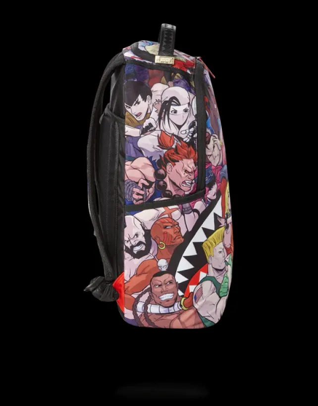 BACKPACKS>SPRAYGROUND STREET FIGHTER MASHUP BACKPACK
