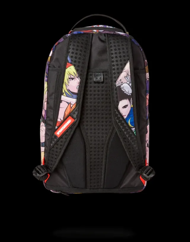 BACKPACKS>SPRAYGROUND STREET FIGHTER MASHUP BACKPACK