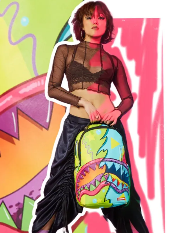 BACKPACKS>SPRAYGROUND SUPER WEIRD BACKPACK (DLXV)
