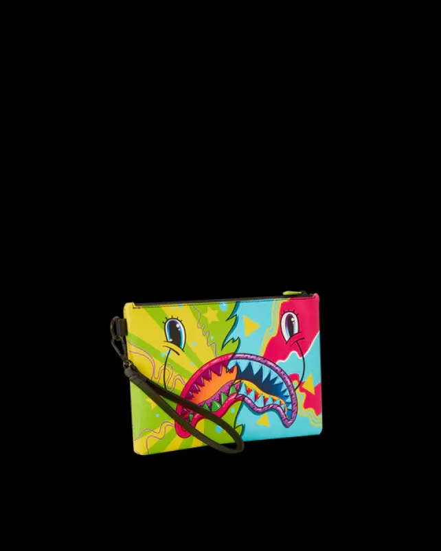 CROSSOVER CLUTCHES>SPRAYGROUND SUPER WEIRD CROSSOVER CLUTCH