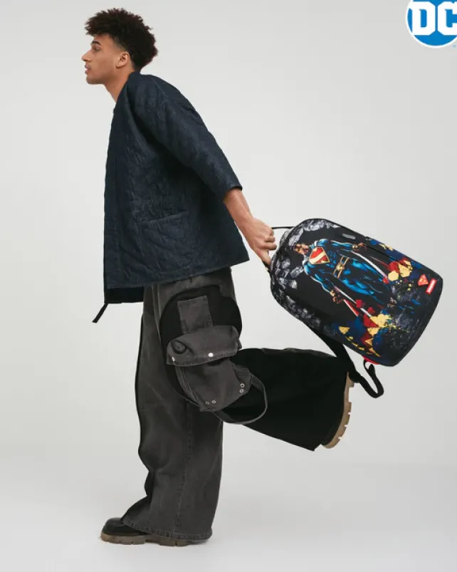 BACKPACKS>SPRAYGROUND SUPERMAN NO STOPPING ME BACKPACK