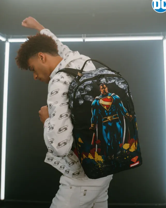 BACKPACKS>SPRAYGROUND SUPERMAN NO STOPPING ME BACKPACK