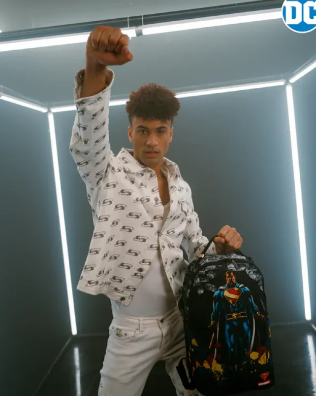 BACKPACKS>SPRAYGROUND SUPERMAN NO STOPPING ME BACKPACK