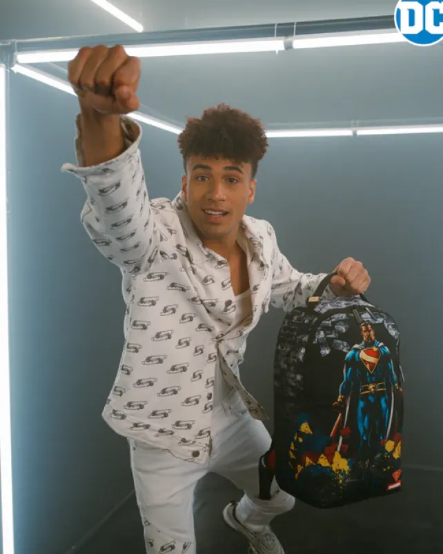 BACKPACKS>SPRAYGROUND SUPERMAN NO STOPPING ME BACKPACK
