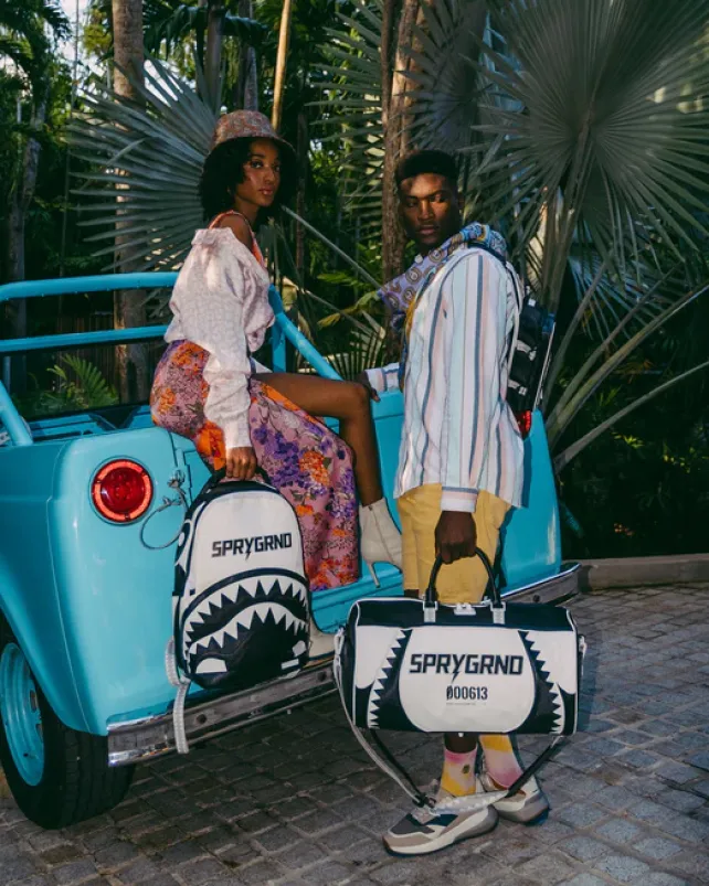 DUFFLES>SPRAYGROUND SWERVE DUFFLE