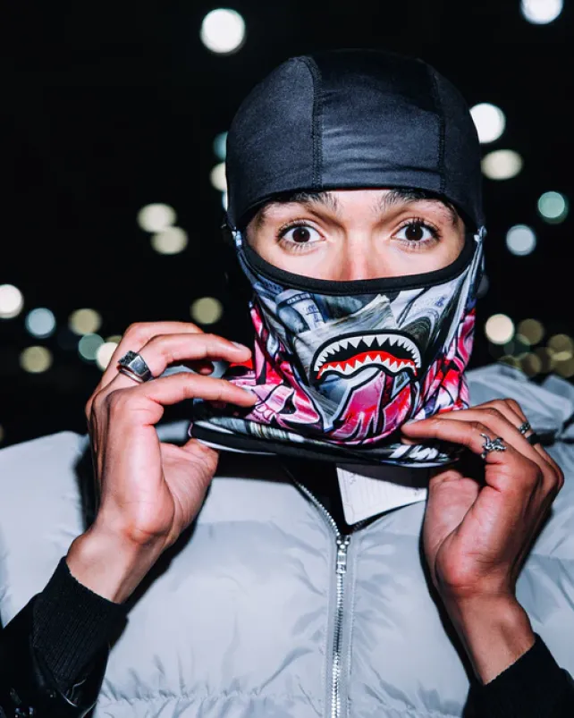 SKI MASKS|COLD WEATHER GEAR>SPRAYGROUND $TASHED SKI MASK