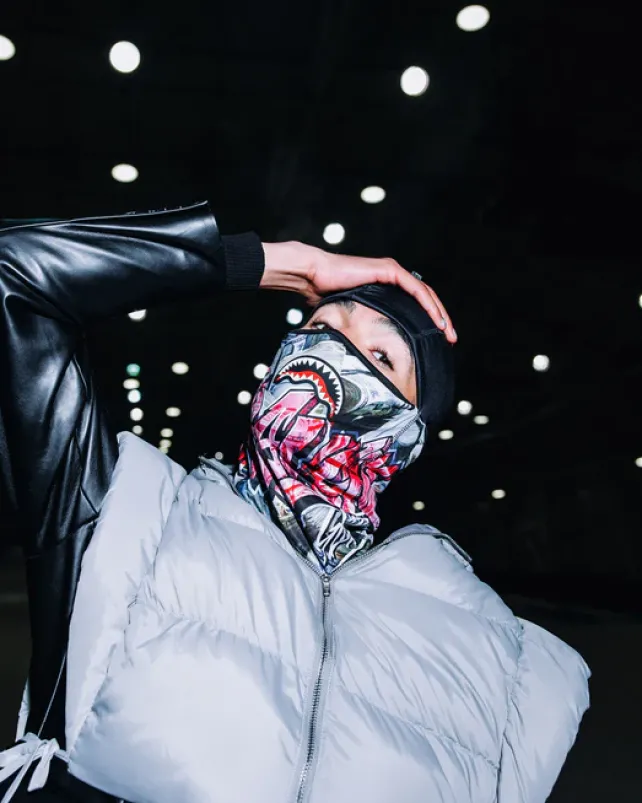 SKI MASKS|COLD WEATHER GEAR>SPRAYGROUND $TASHED SKI MASK