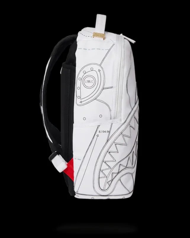BACKPACKS>SPRAYGROUND TECHNICAL CUT u0026 SHARK BACKPACK (DLXV)