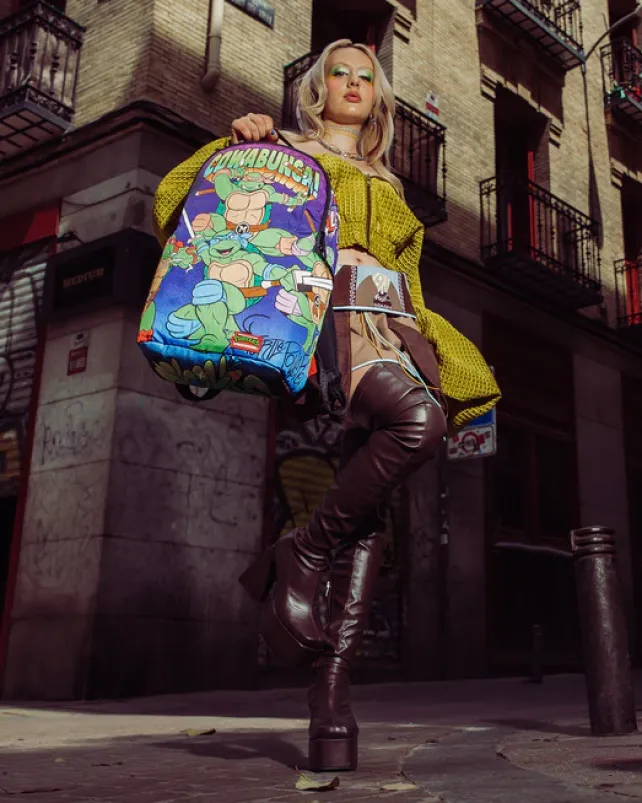 BACKPACKS>SPRAYGROUND TEENAGE MUTANT NINJA TURTLES ATTACK MODE BACKPACK