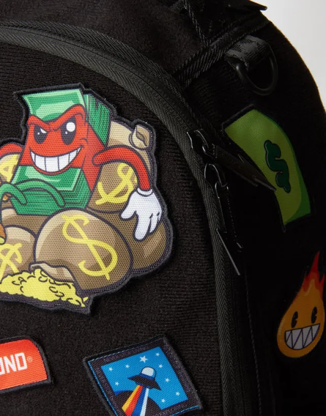 BACKPACKS>SPRAYGROUND THE 32 REMOVABLE PATCHES VELCRO BACKPACK